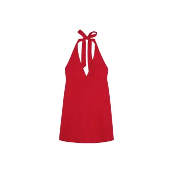 Hollister Sleeveless Dress Women's Red