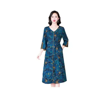 Yi Mengyuan Silk Short Sleeved Dress Women's