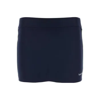 SPORTY & RICH Casual Short Skirts Women's Dark Blue