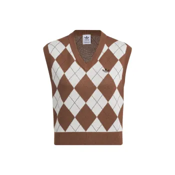 Adidas Originals Sleeveless Sports Shirts Women's Brown/White