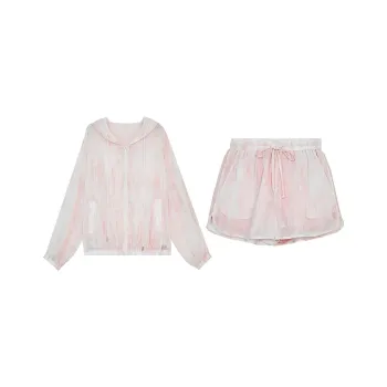 ELF SACK Casual Suit Women's Peach Blossom Pink