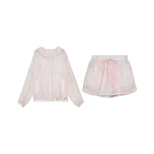 ELF SACK Casual Suit Women's Peach Blossom Pink