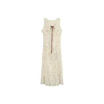 SECFLY OFFICIAL Sleeveless Dress Women's Yellow
