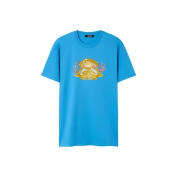 VERSACE Crystal Dive In Crest T Shirt