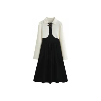 PINKMOONXXR Two Piece Skirt Sets Women's Clothing Sets Coat+Dress