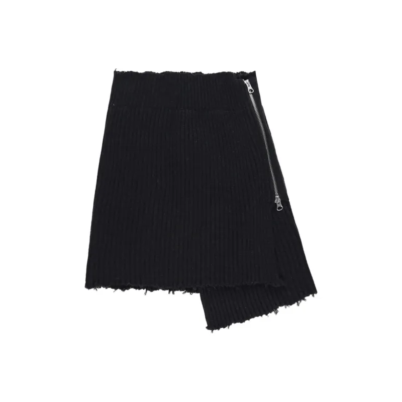 MM6 Maison Margiela Casual Short Skirts Women's Black-0