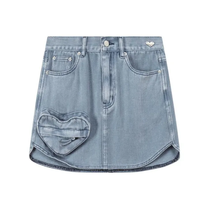 CHUU Denim Short Skirts Women's-0