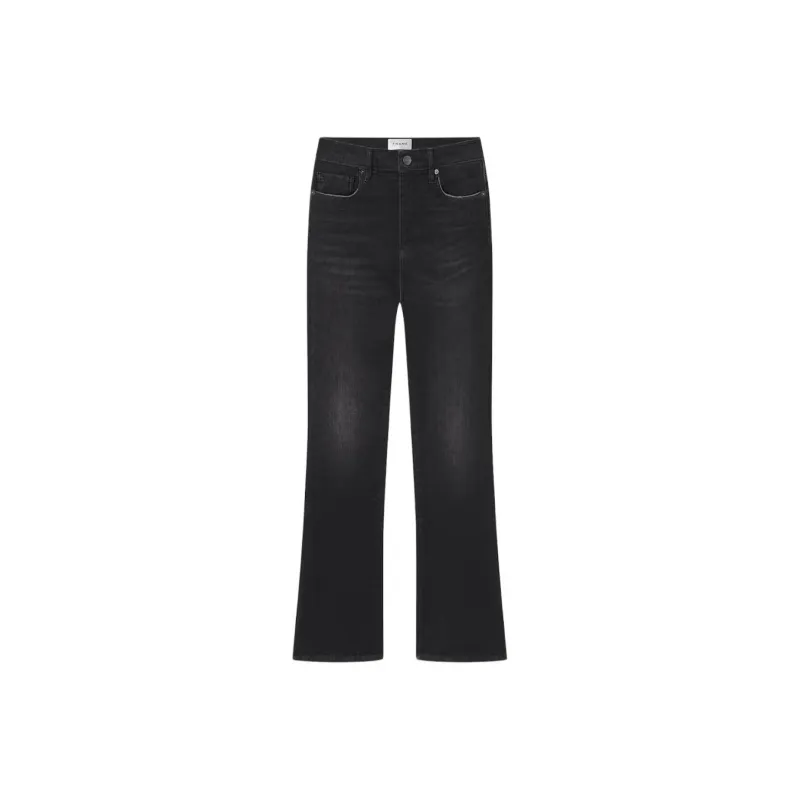 FRAME Le Crop Mini Boot Raw Fray Jeans-0