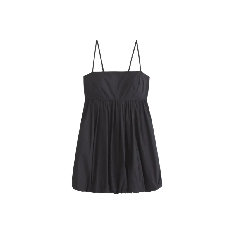 Abercrombie＆Fitch Slip Dress Women's Black-0