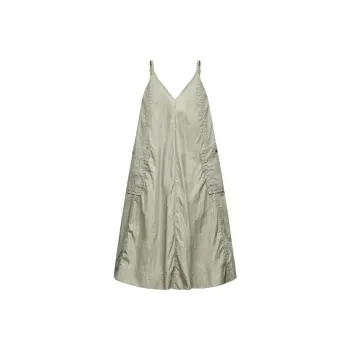 And Wander X ZARA And Wander Collaboration Slip Dresses Women's Light Green