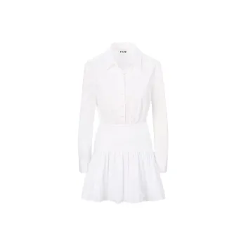 Staud Long Sleeved Dresses Women's White