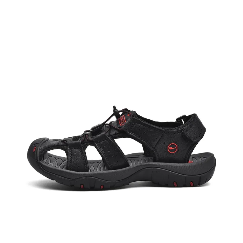 Binary Outdoor Sports Lightweight, Breathable, And Slip Resistant River Trekking Shoes Men's Black-0