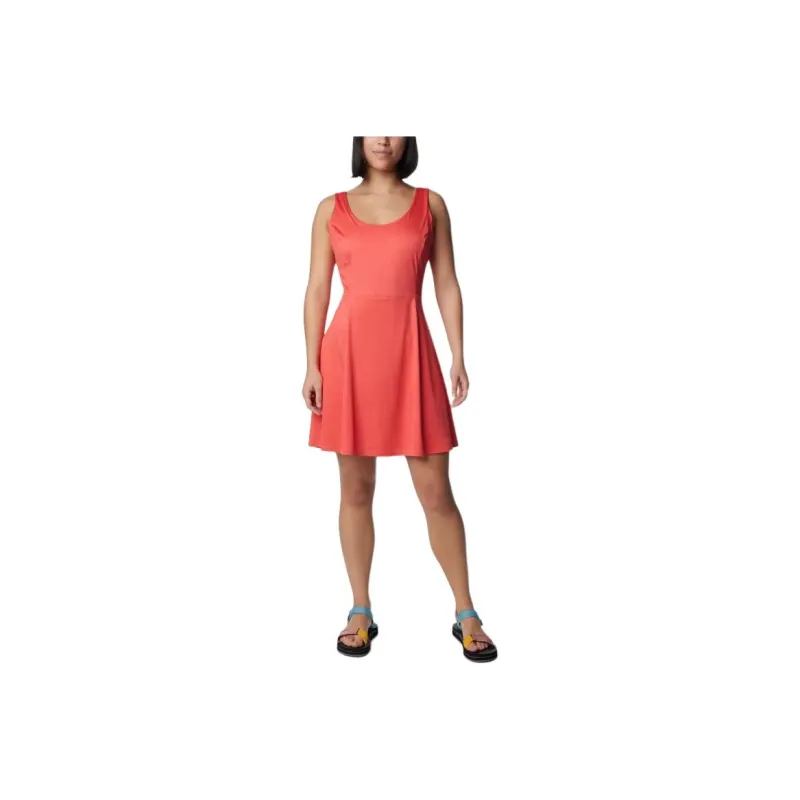 Columbia Women's Boundless Trek™ Active Dress Sleeveless Dress Women's Orange Red-0
