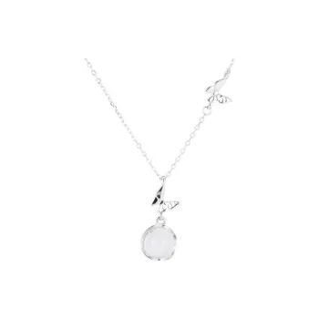 Bubble Scallops Chalcedony Jade Necklaces Women's
