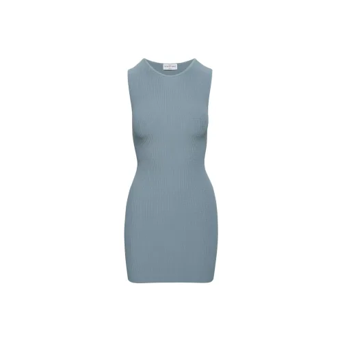 ARITZIA Babaton Sculpt Knit Relation Dress Sleeveless Dress Women's Slab Blue/Board Blue