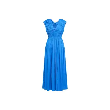 DVF Diane Von Furstenberg Gillian Poplin Maxi Dress