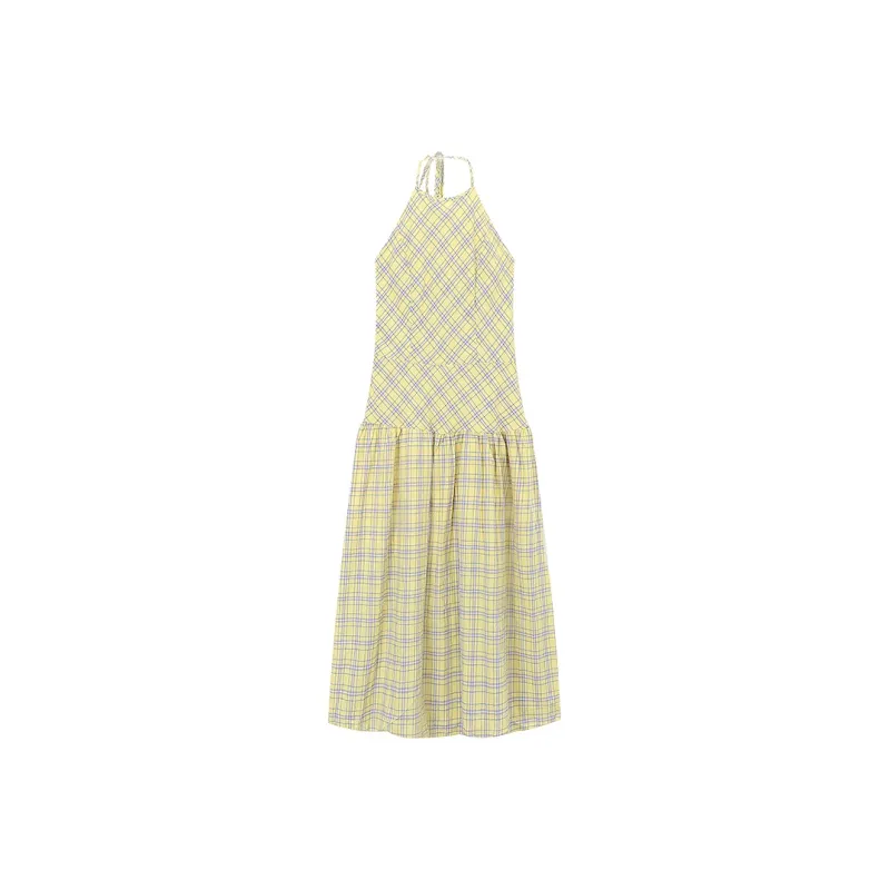 ARIADNAW STUDIO Slip Dress Women's Yellow-0