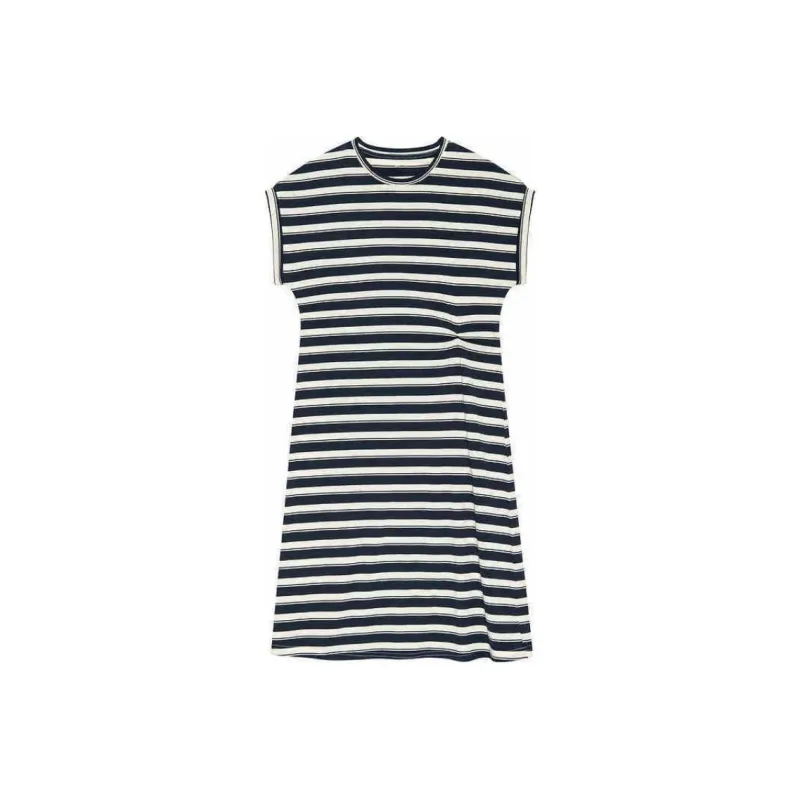 DKNY Sleeveless Dress Women's Navy Blue Multicolor-0