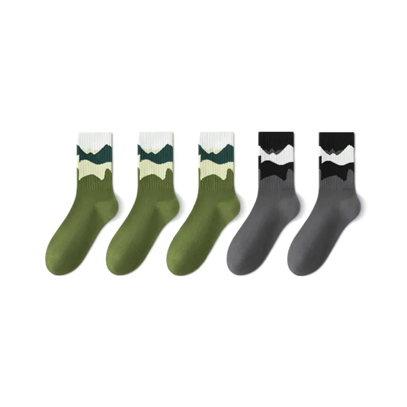 LUOLIAN Mid Calf Socks Women's 5 Pack-8
