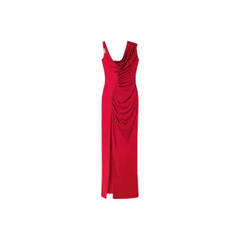 VERSACE Medusa '95 Draped Satin Gown