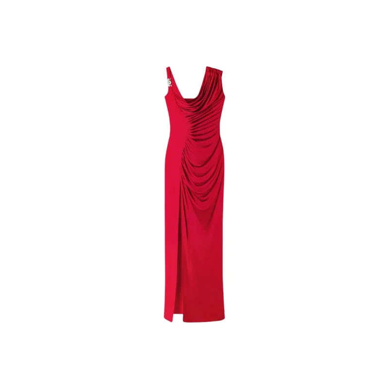 VERSACE Medusa '95 Draped Satin Gown-0