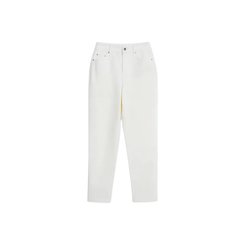 Yiner Jeans Women's Cream White-0