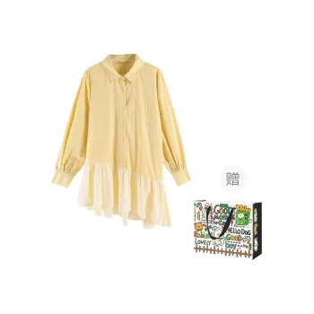 ZVJH Long Sleeved Dresses Women's Yellow