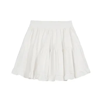 PZGE Casual Short Skirts Women's White