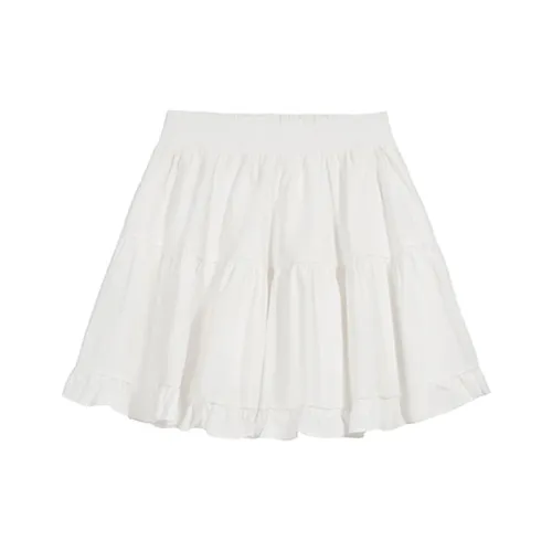 PZGE Casual Short Skirts Women's White