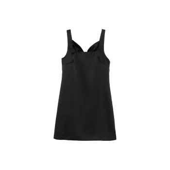 HOUSE OF SUNNY Satin Shift Mini Dress