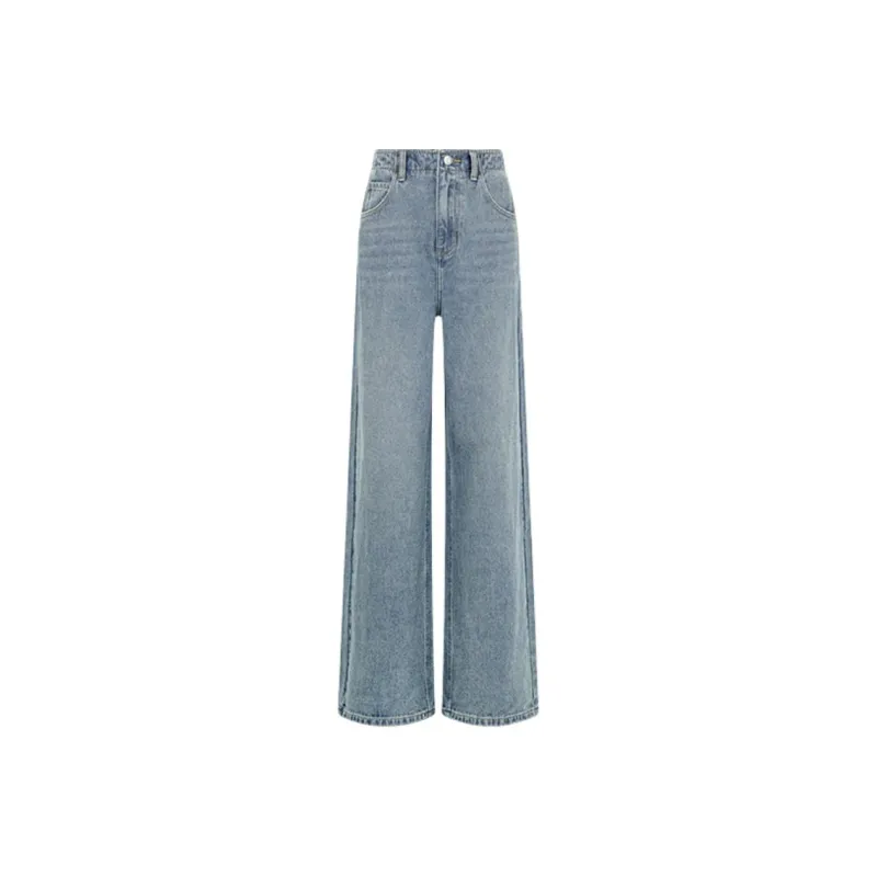 MEIYANG Jeans Women's Denim Blue-0