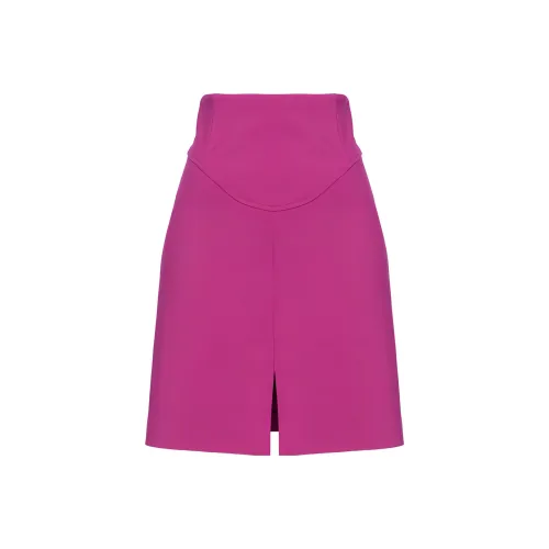 PINKO High Waist A-Line Mini Skirt