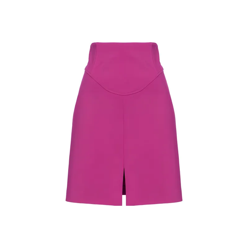 PINKO High Waist A Line Mini Skirt-0