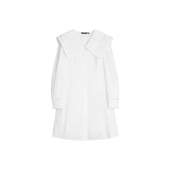 ELLE Summer New Arrival Long Sleeved Skirt Women's White