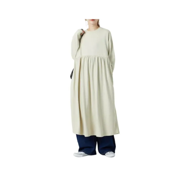FREAK'S STORE Long Sleeved Dress Women's Cream-0