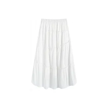 KING PRINCE Casual Long Skirt Women's White