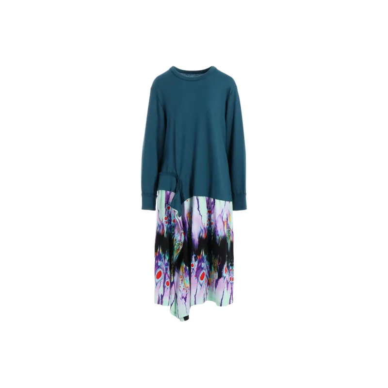 Yohji Yamamoto Ghost Princess, Collaboration Long Sleeved Dresses Women's Black-0