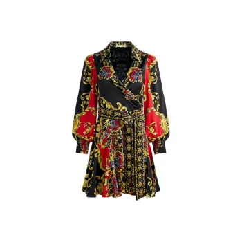 ALICE+OLIVIA Alisa Wrap Dress