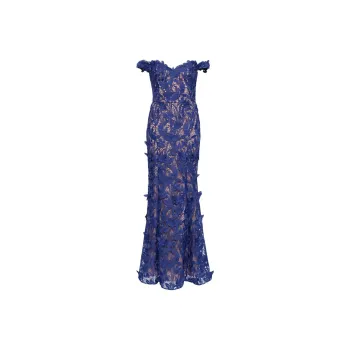 Marchesa Notte Lace detailing Gown