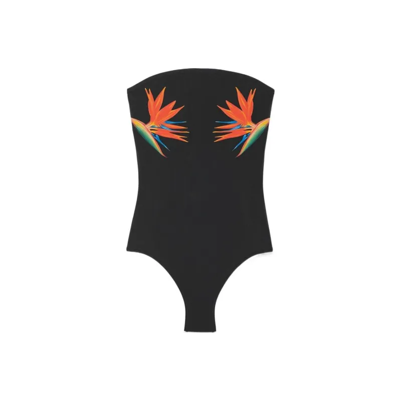 SAINT LAURENT SS22 One piece Swimsuit Women's Black-0