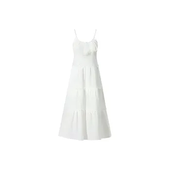 DOSOHEB Slip Dress Women's White