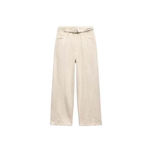 ZARA ZW Series Jeans Women's Natural