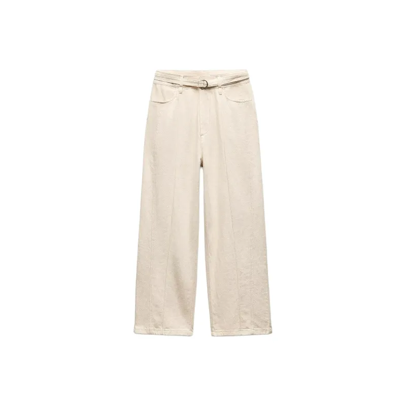 ZARA ZW Series Jeans Women's Natural-0