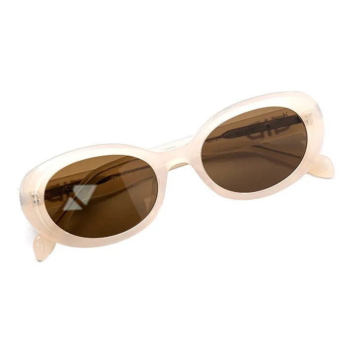HELEN KELLER Plate Frame Cat Eye Sunglasses Unisex-8