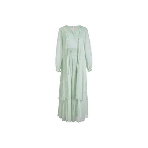 A LIFE ON THE LEFT Long Sleeved Dress Women's Azure