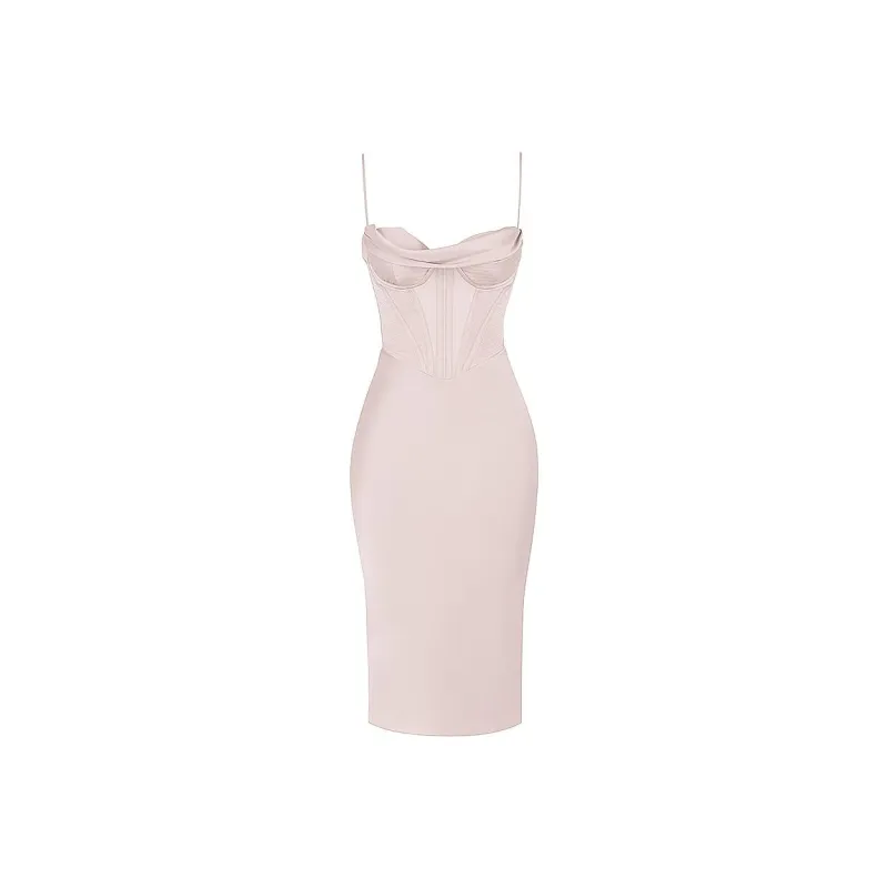 HOUSE OF CB Myrna Slip Dress Women's CRYSTAL/Crystal-6