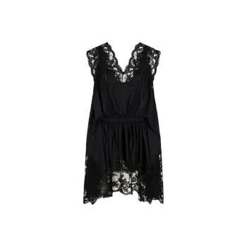 Paco Rabanne Lace Satin Dress