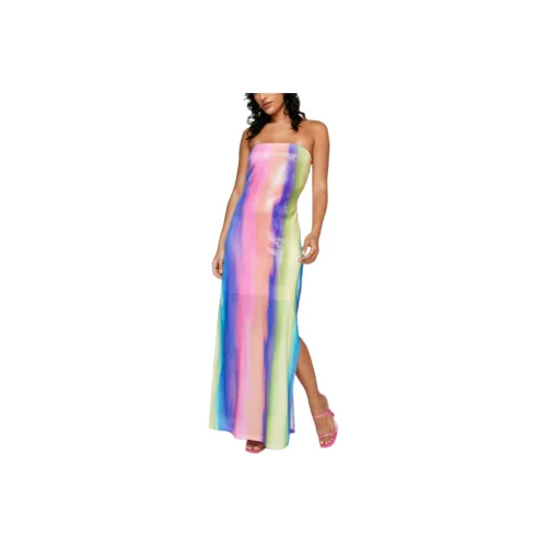 NASTY GAL Ombre Sequin Maxi Dress Sleeveless Dress Women's Multicolor