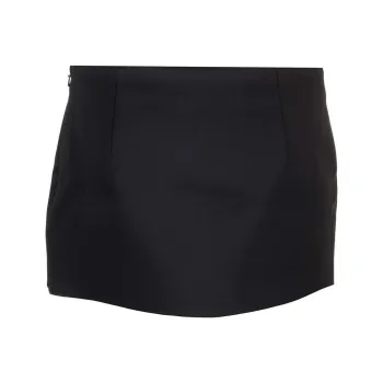 KHAITE Jett Skirt 'Black'