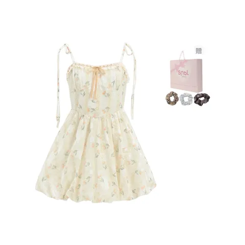 SNBL Slip Dress Women's Apricot